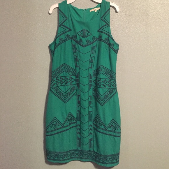 Aztec print dress