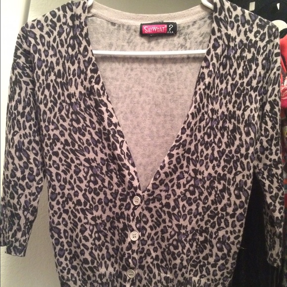 Leopard print cardigan - Picture 2 of 2
