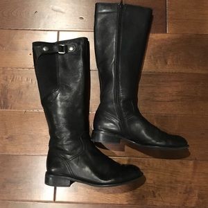 Black riding boots