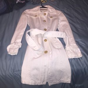 Banana republic white coat