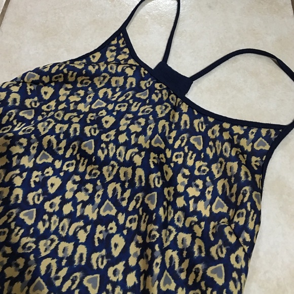 Cheetah print tank top . Medium