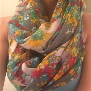 Infinity floral scarf