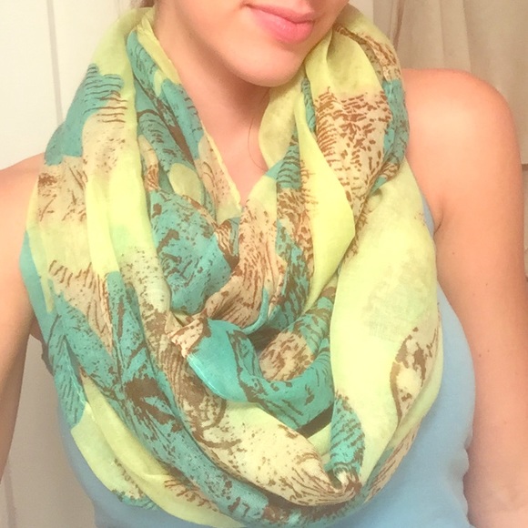 Fluffy infinity scarf