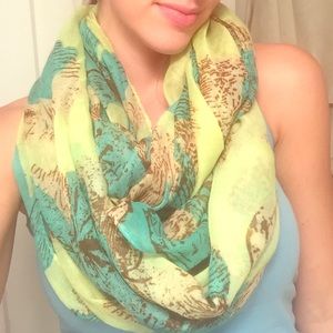 Fluffy infinity scarf