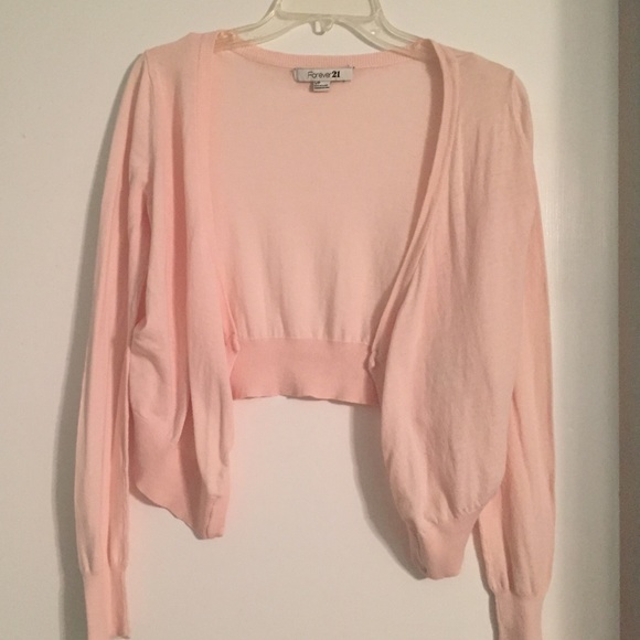 Pink forever 21 cardigan