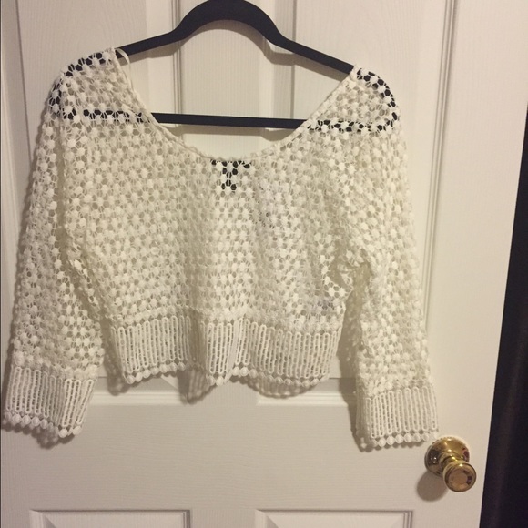 Forever 21 Crochet Crop Top