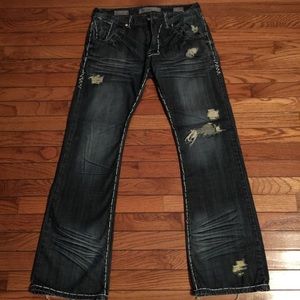 Division B men's Buckle jeans