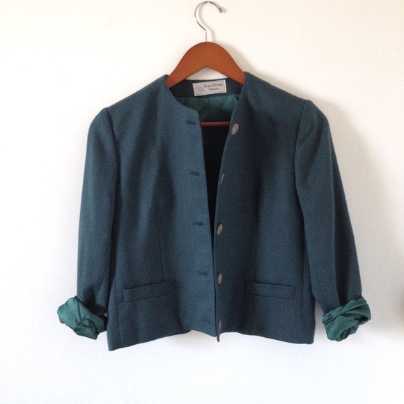 Nordstrom Jackets & Blazers - Emerald Crop Jacket