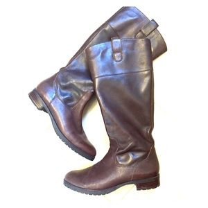 Ralph Lauren Brown Leather Riding Boots