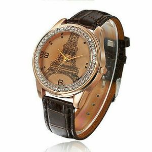 Brown Beautiful Eiffel Tower Fashion Watch