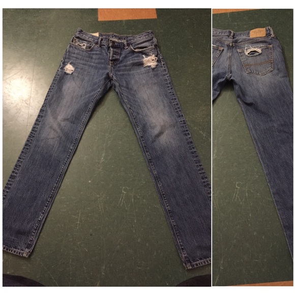 Men's Abercrombie & Fitch 30/32 Distressed Jeans