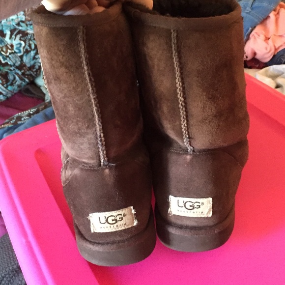 Worn Chocolate Brown Uggs