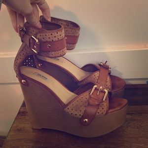 Brown Guess Wedges