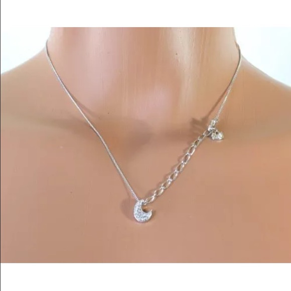 Swarovski Flicker Moon Necklace