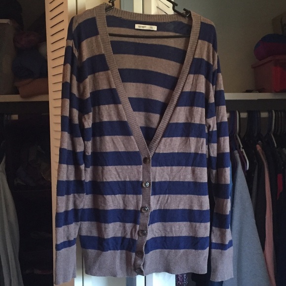 Brown and Navy Sweater from Old Navy