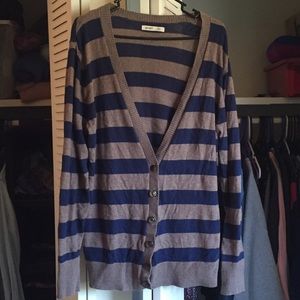 Brown and Navy Sweater from Old Navy