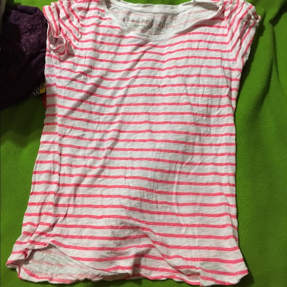 Pink striped top