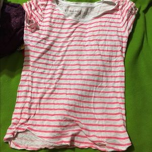 Pink striped top