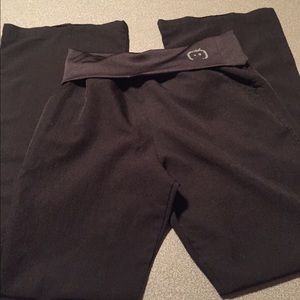 Black Medium Wonder Wink Scrub Pants