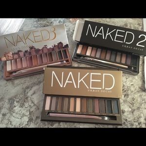 Naked palettes 1,2 and 3