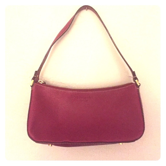 Red leather Kate Spade purse