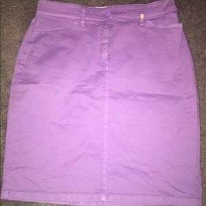 Cute high waist denim skirt