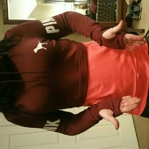 NWT...Victoria's secret Pink ultimate cowl neck