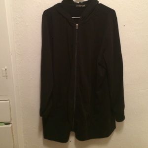 Black zip up sweatshirt