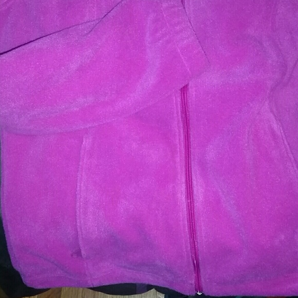 🎁NEW COLUMBIA ❄️ pink magenta zip up teddy jacket fleece coat - Picture 3 of 5