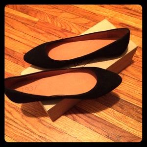 Size 8 Madewell suede flats