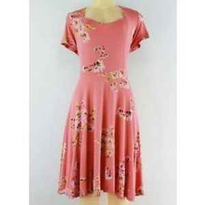 American Rag pink flower skater dress