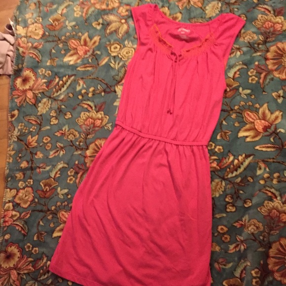 Pink old navy sun dress