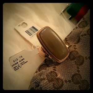 Sand colored ring