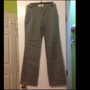 Old navy gray "flirt" khakis worn one time.