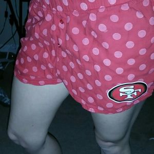 Pink XS San Francisco 49ers Shorts
