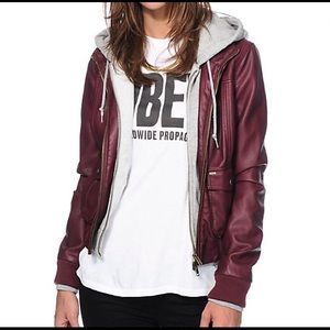 Obey Dark Purple Bomber Jacket