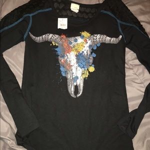 Buckle black BKE top