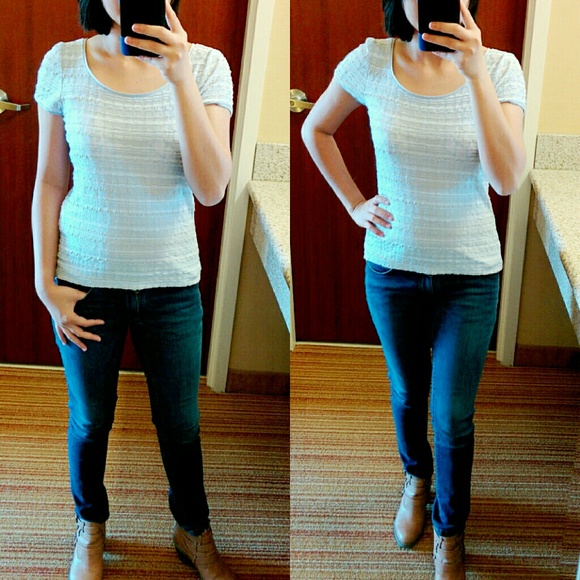 Armani Exchange Tops - 💲19✂Armani Collezioni Light Blue Top