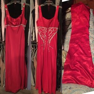 Long Red Prom Dress