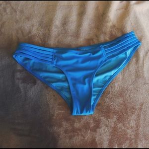 Blue bikini bottom