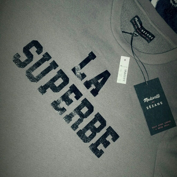 💟SOLD Madewell et Sezane LA SUPERB Sweatshirt - Picture 2 of 4