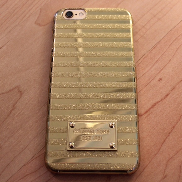 Gold Michael Kors iPhone 6/6s case