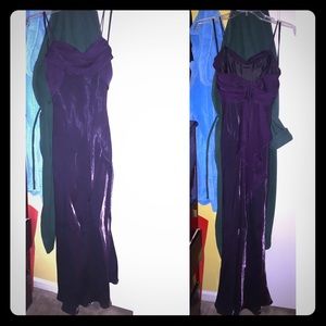 Long Purple Prom Dress or Formal Dress