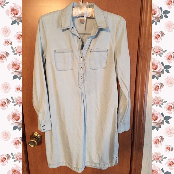 🌼Old Navy chambray shirt dress