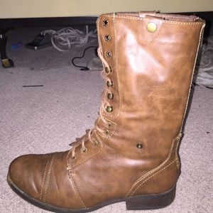 American Eagle Brown Combat Boots