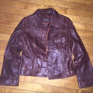 Guess leather jacket