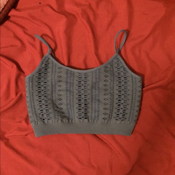 Blue bralette