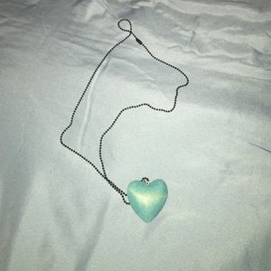 Teal necklace