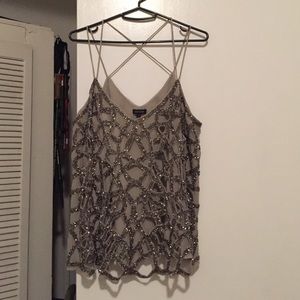 Glam Sequin Cami Top