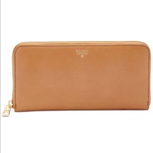 Tan Fossil Wallet